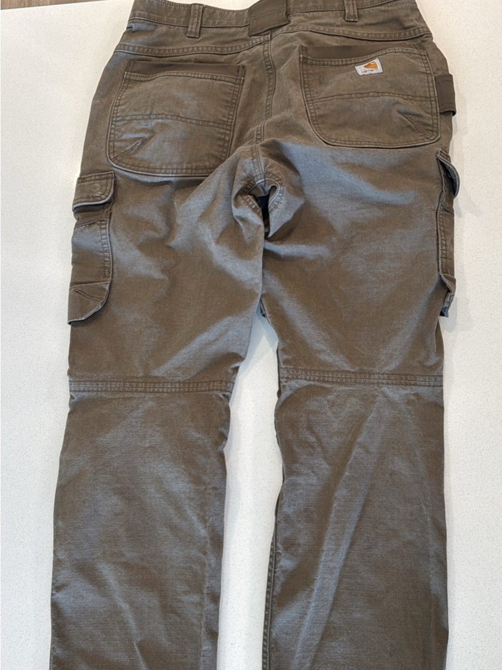 Carhartt Steel Rugged Flex Relaxed Fit Double-Front Cargo Work Pant 34x32 Tarmac - Picture 8 of 10